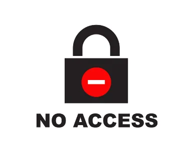 No access